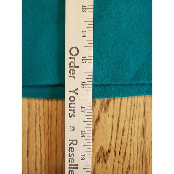 J.Crew Womens 00 Dark Teal Green Wool Blend Skirt EUC Career Preppy Academia - Picture 6 of 7